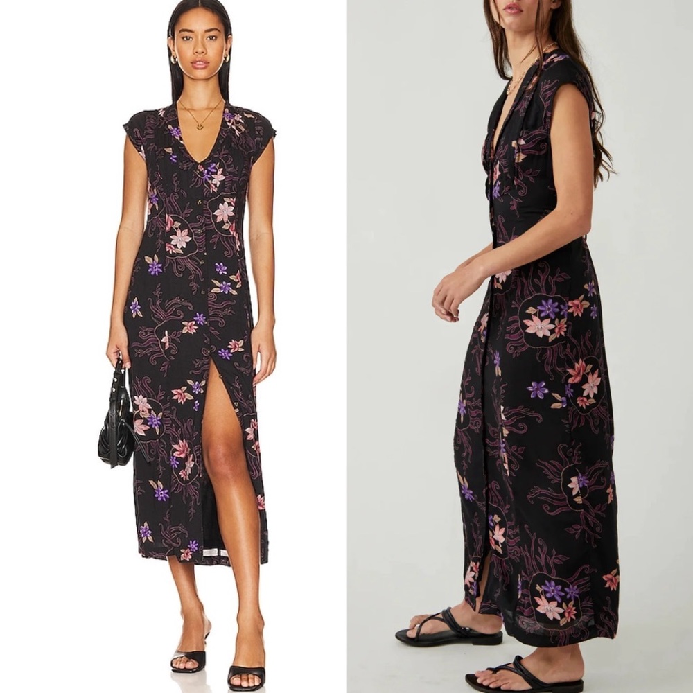 Free People Rosemary Midi Dress Large